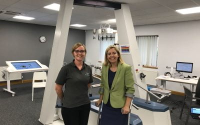 Andrea Jenkyns, MP for Morley and Outwood visit’s MOTIONrehab’s Intensive Neurological Rehabilitation Centre